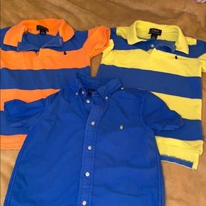 3 piece Polo Ralph Lauren shirts